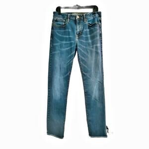American Eagle blue jeans cotton stretch denim US 32/36 relaxed straight leg